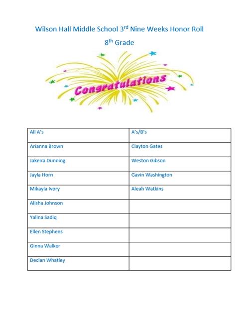 honor roll